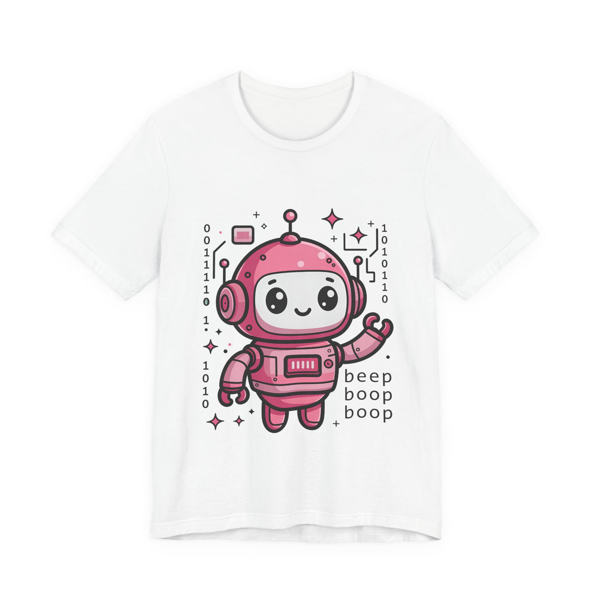 Cute Robot — Tee (Pink Edition)