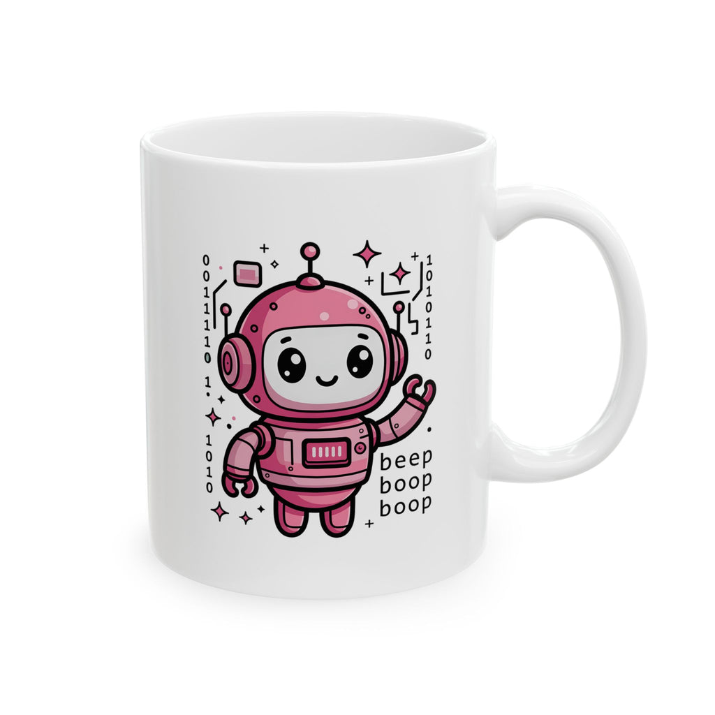 Cute Robot — Mug (Pink Edition)