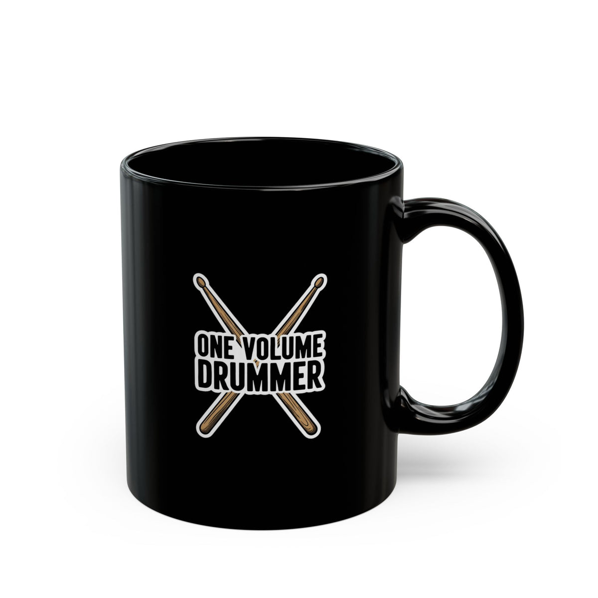 One Volume Drummer Mug (BLACK)