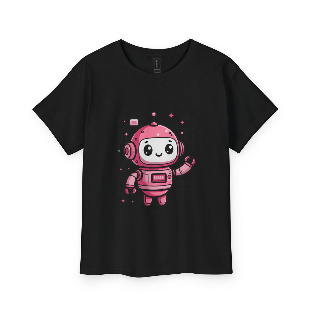 Cute Robot — Youth Tee (Pink Edition)
