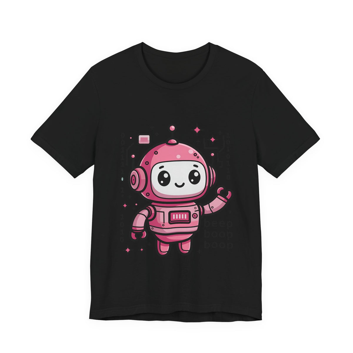 Cute Robot — Tee (Pink Edition)