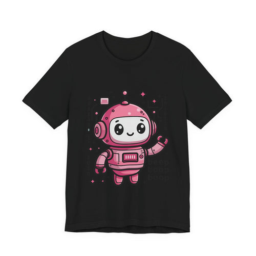 Cute Robot — Tee (Pink Edition)