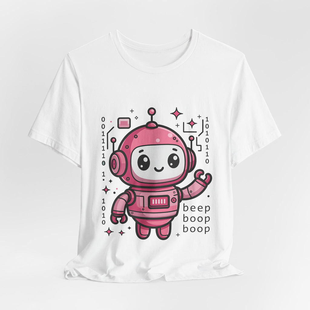 Cute Robot — Tee (Pink Edition)