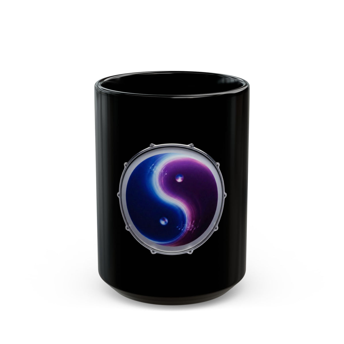 Mystical Yin Yang — Drummer Mug (BLACK)