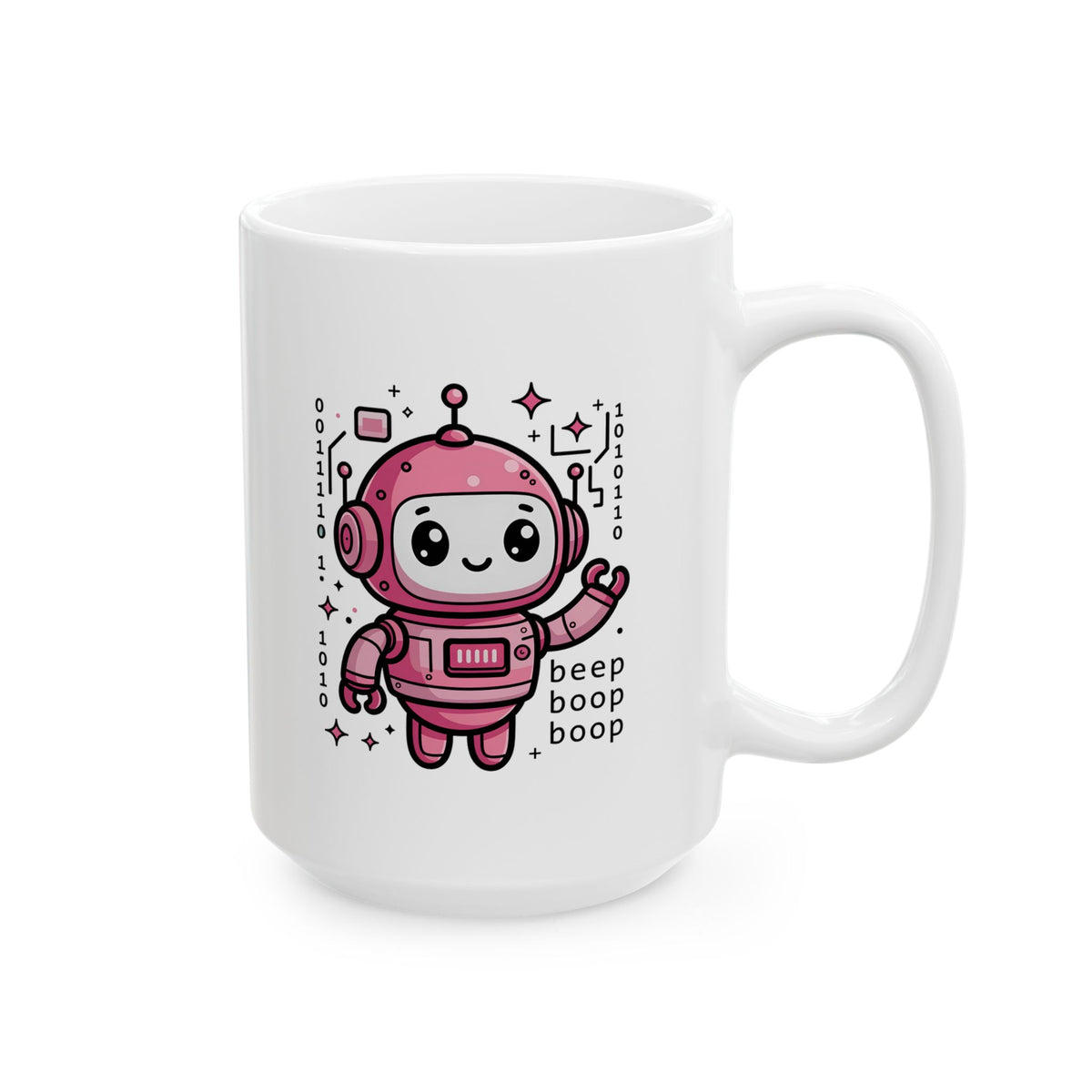 Cute Robot — Mug (Pink Edition)