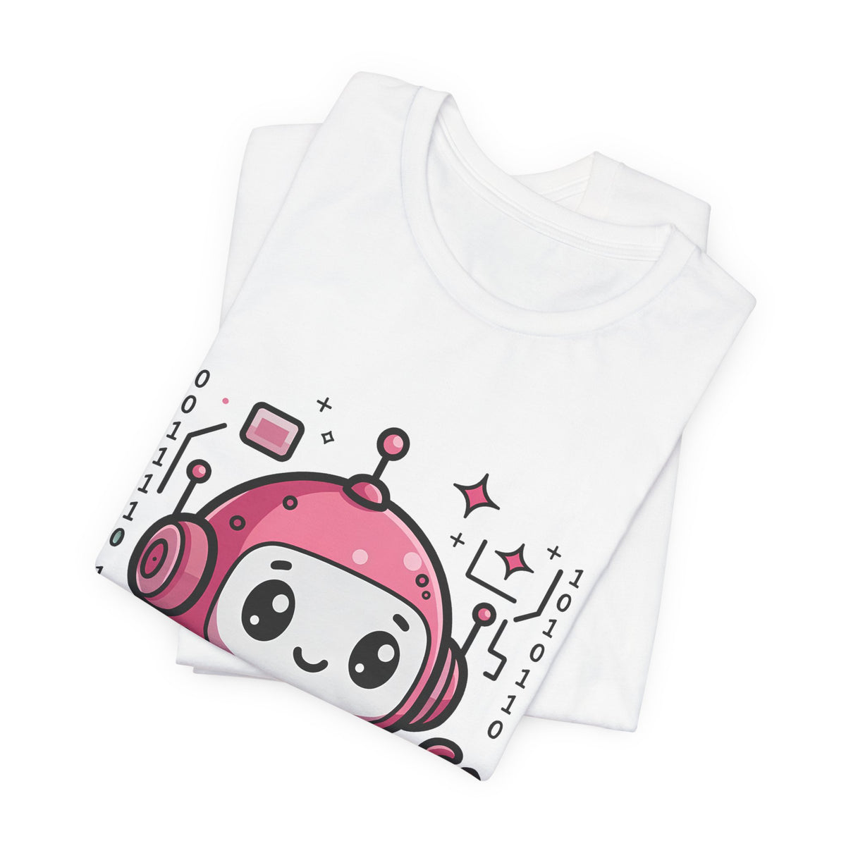 Cute Robot — Tee (Pink Edition)